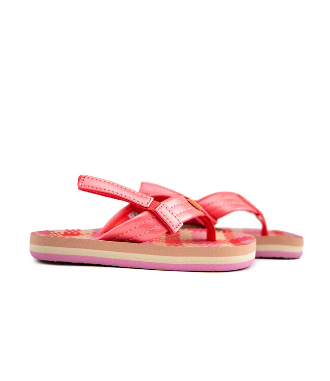 Reef Little Ahi Pink Plaid