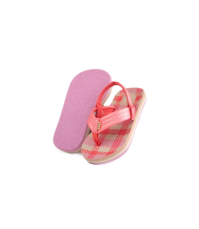 Reef Little Ahi Pink Plaid