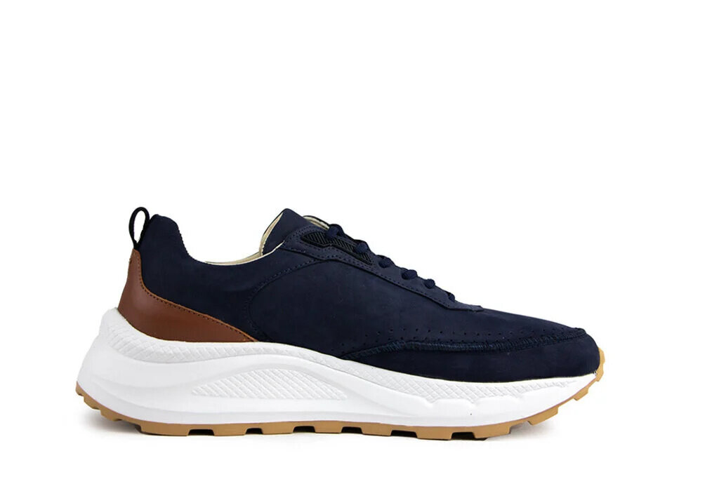 Nubikk Nubikk Oberon Reese Navy Suede Brown