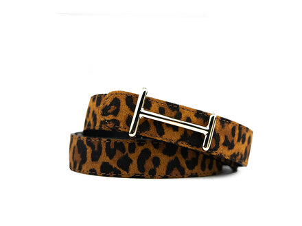 HAN HAN Riem Lila Cognac Panter