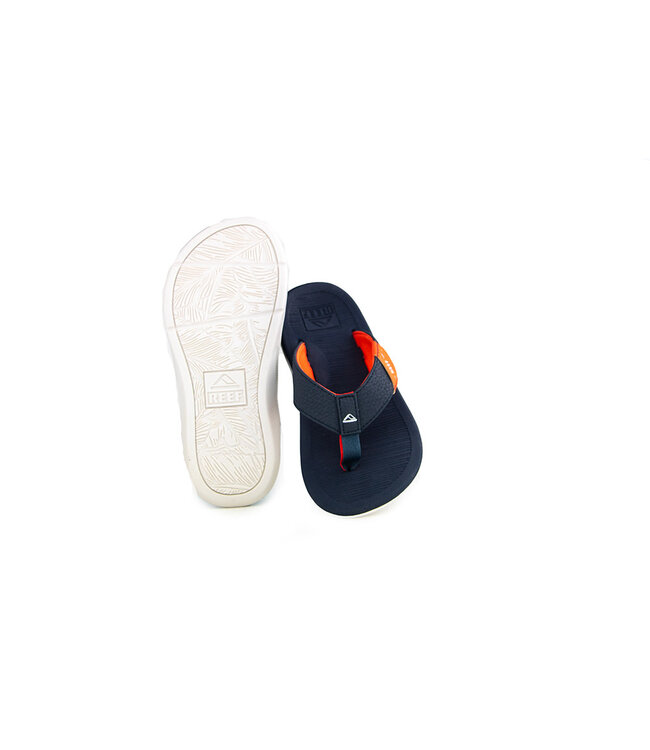 Reef Kids Sante Ana Navy White Orange