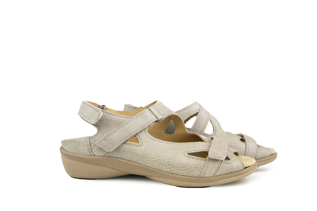 Durea Durea Sandaal Taupe Print