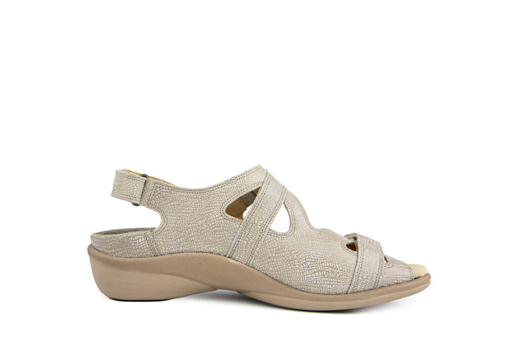 Durea Durea Sandaal Taupe Print