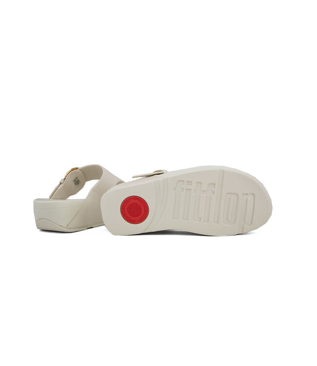FitFlop Lulu Resin Buckle Toe Post Paris Beige