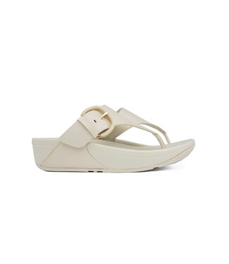 FitFlop FitFlop Lulu Resin Buckle Toe Post Paris Beige