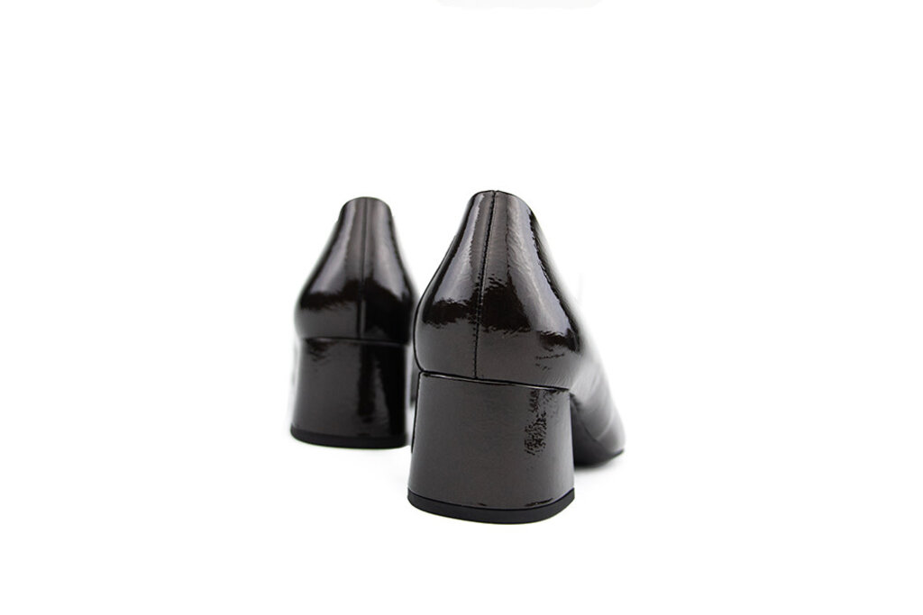 Högl Hogl Pump Chocplum Metallic Lak