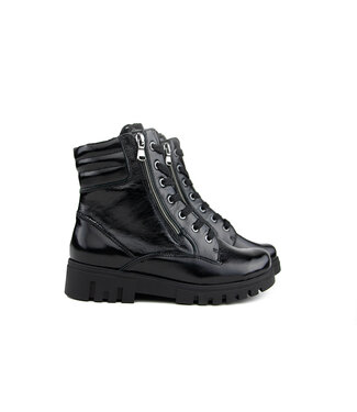 Waldläufer Waldlaufer Veterboot Serena Taipei Schwarz H