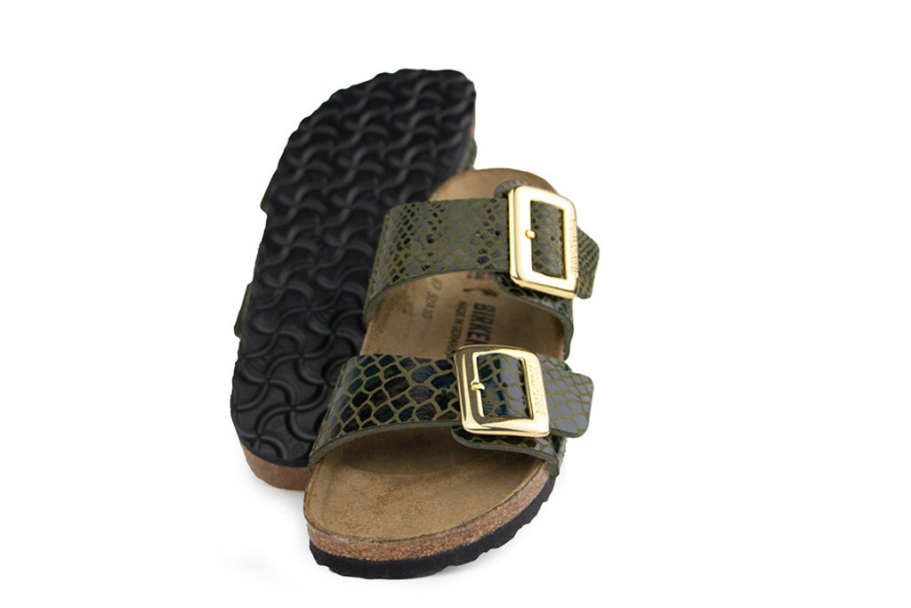 Birkenstock Birkenstock Sydney Shiny Snake Sage Narrow
