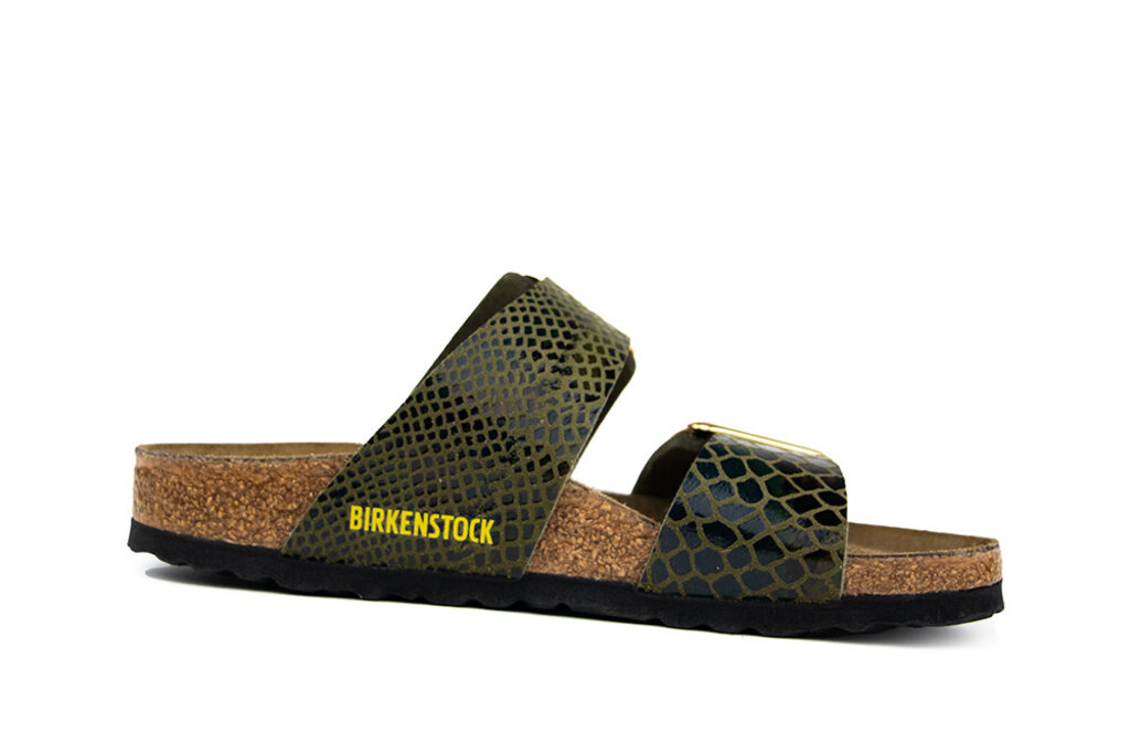 Birkenstock Birkenstock Sydney Shiny Snake Sage Narrow