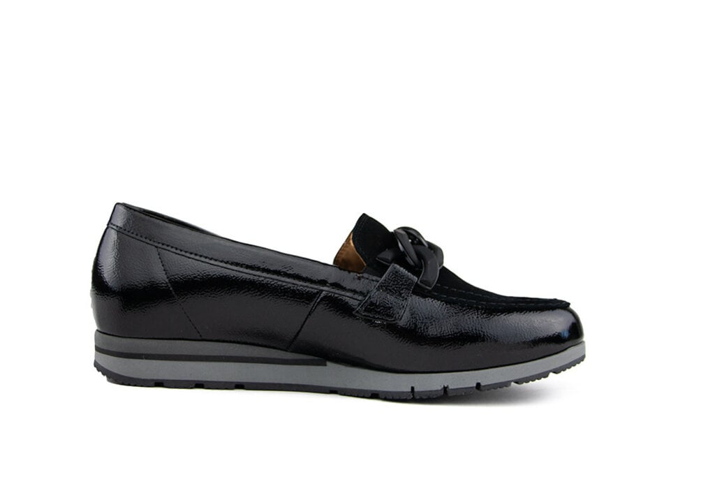 Gabor Gabor Loafer Ketting Schwarz Lack