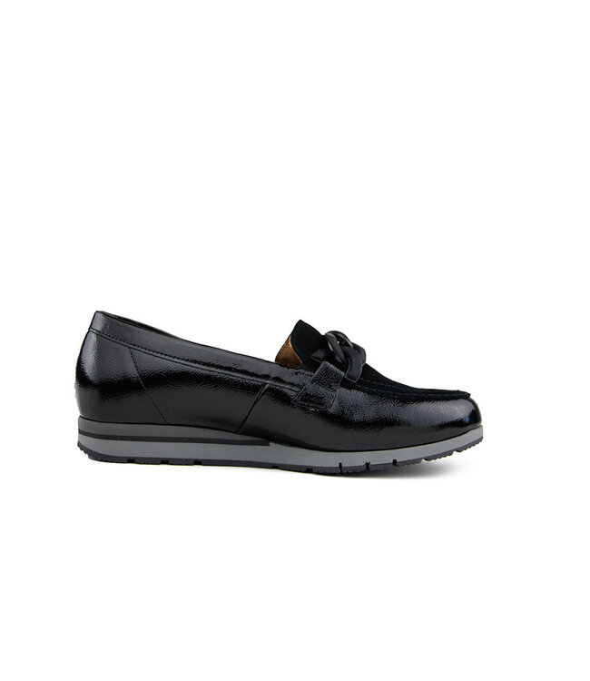 Gabor Loafer Ketting Schwarz Lack