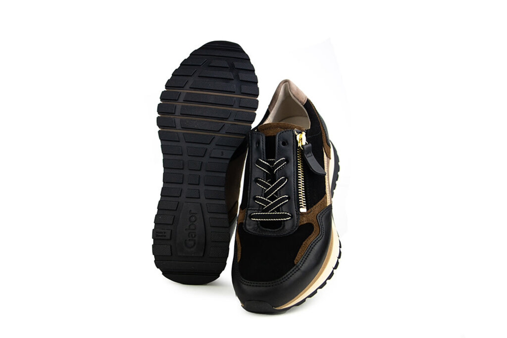 Gabor Gabor Sneaker Schwarz Whisky Gold