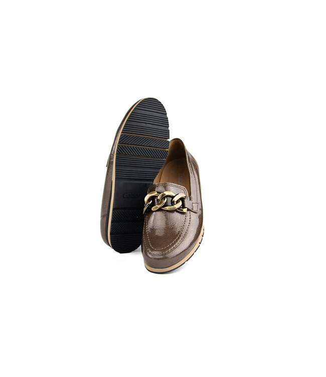 Gabor Loafer Ketting Ketting Cacao Rock Lack