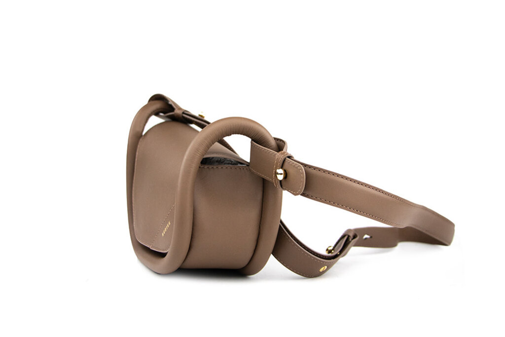 Nubikk Nubikk Bobby Mini Bag II Taupe Leather