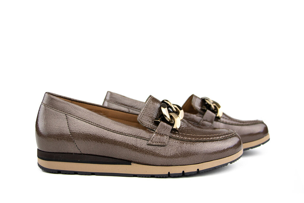 Gabor Gabor Loafer Ketting Ketting Cacao Rock Lack