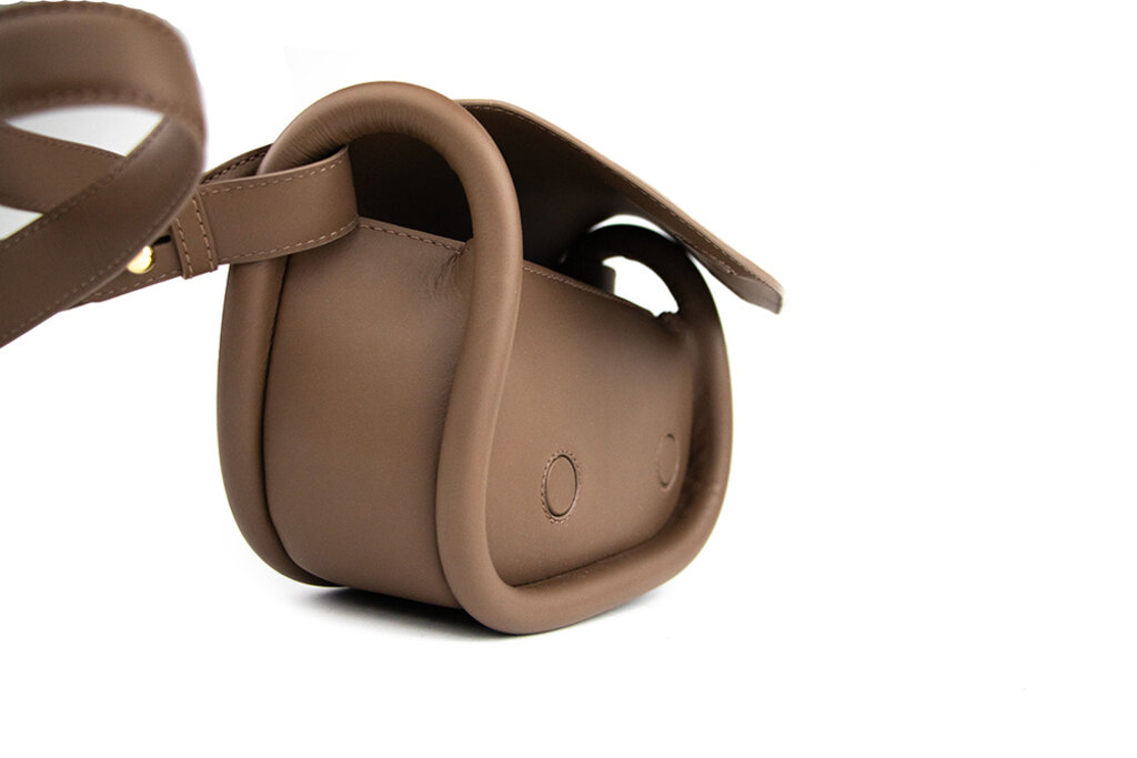 Nubikk Nubikk Bobby Mini Bag II Taupe Leather