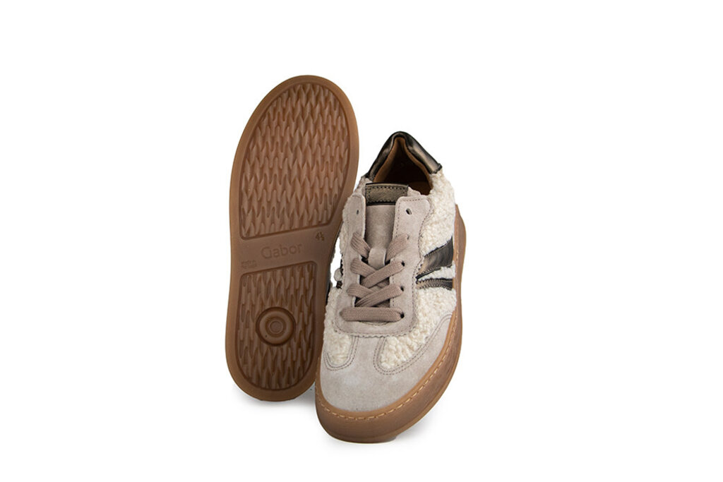 Gabor Gabor Sneaker Panna Silk Fango Wool