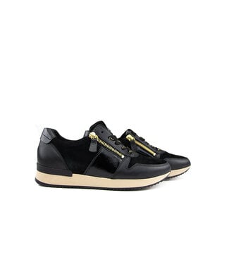 Gabor Gabor Sneaker Schwarz Lack Gold