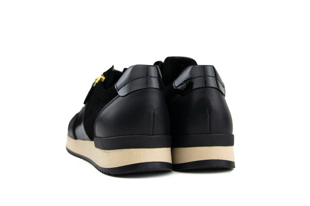 Gabor Gabor Sneaker Schwarz Lack Gold