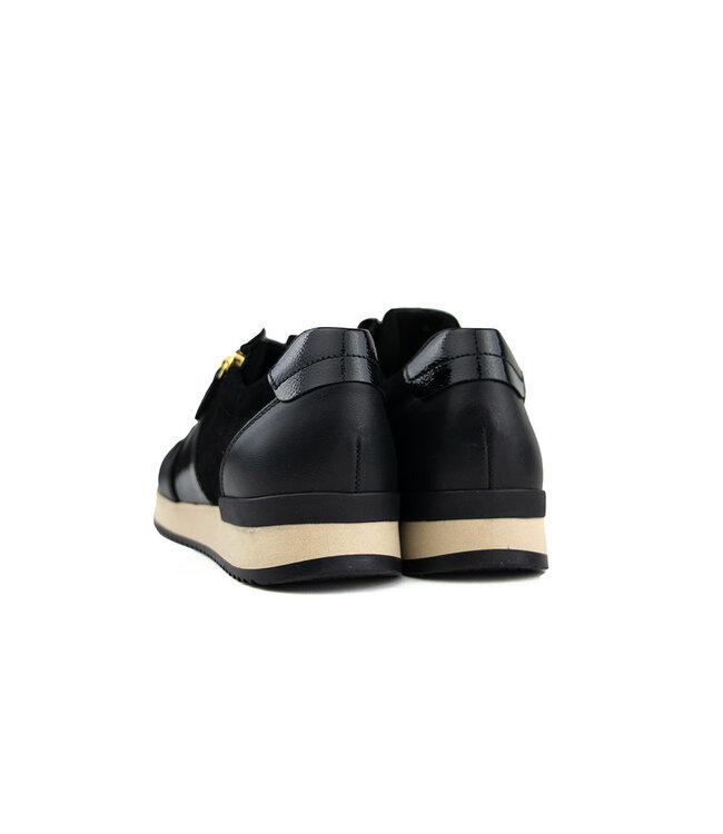 Gabor Sneaker Schwarz Lack Gold