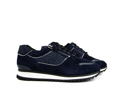 Hassia Hassia Sneaker Porto Blue DarkSilver H Hassia Hassia Sneaker Porto Blue DarkSilver H
