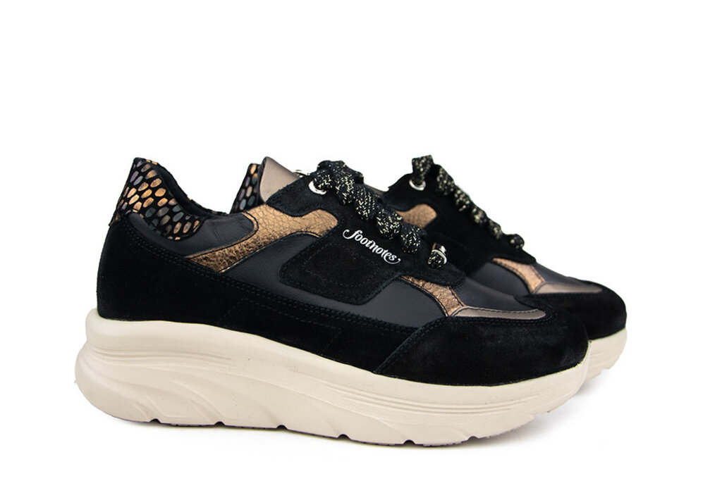 Footnotes Footnotes Sneaker Lexi Black Gold