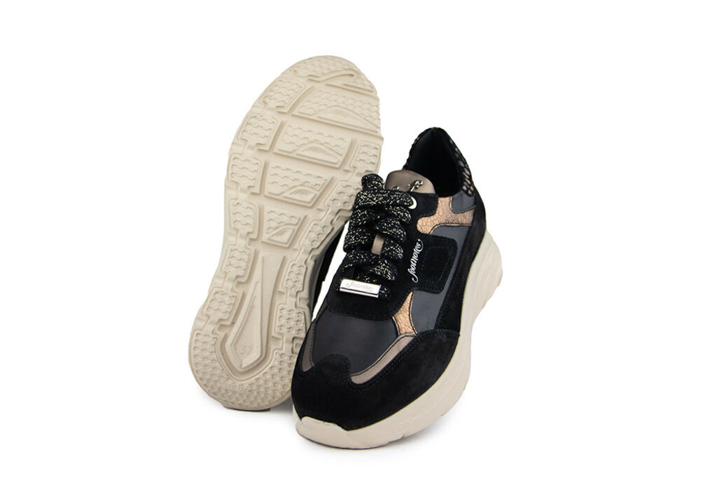 Footnotes Footnotes Sneaker Lexi Black Gold