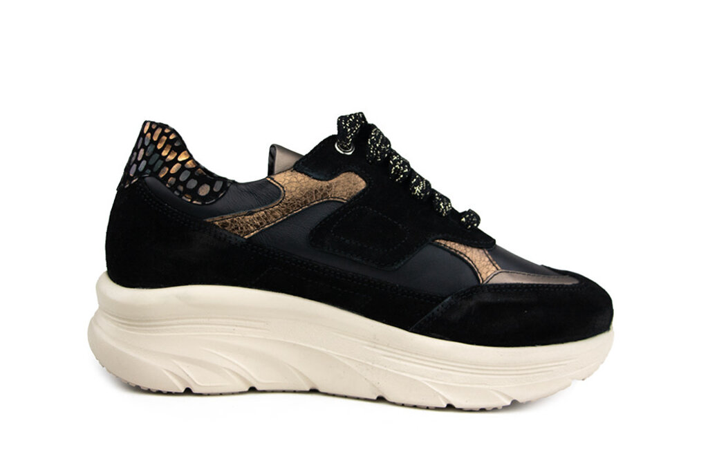 Footnotes Footnotes Sneaker Lexi Black Gold