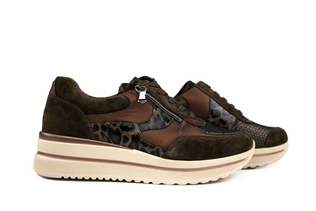 Waldläufer Waldlaufer Sneaker Luana Wood Cognac