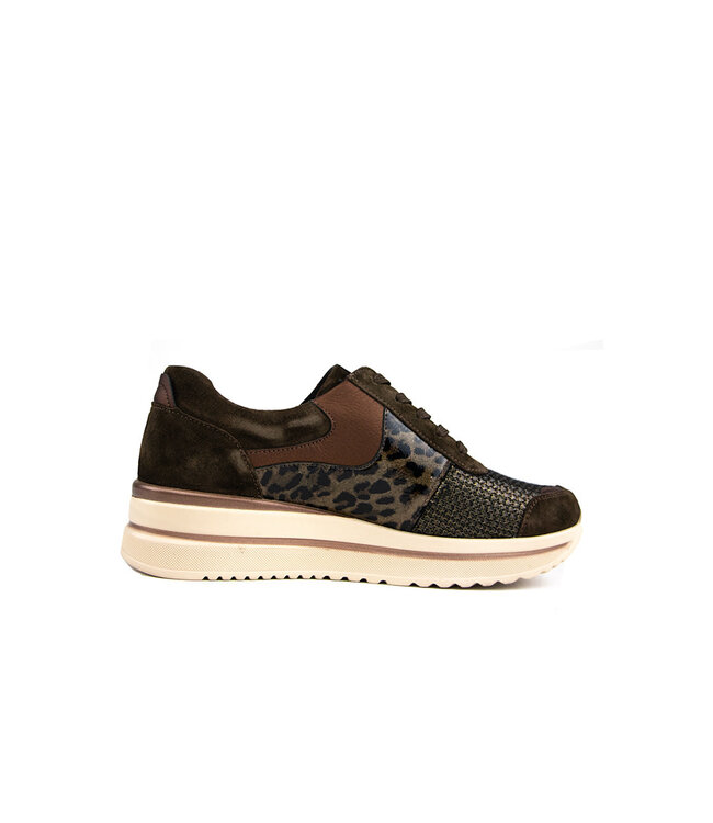 Waldlaufer Sneaker Luana Wood Cognac