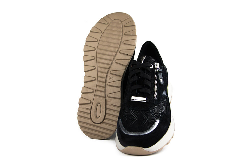 Footnotes Footnotes Sneaker Saar Print Black