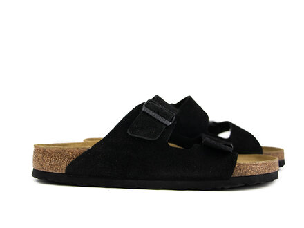 Birkenstock Birkenstock Arizona BS Black Suede Regular Birkenstock Birkenstock Arizona BS Black Suede Regular