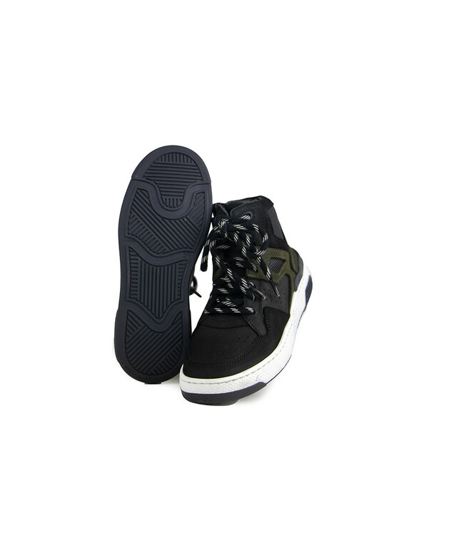 Trackstyle Hoge Sneaker Benji Bond Black Green