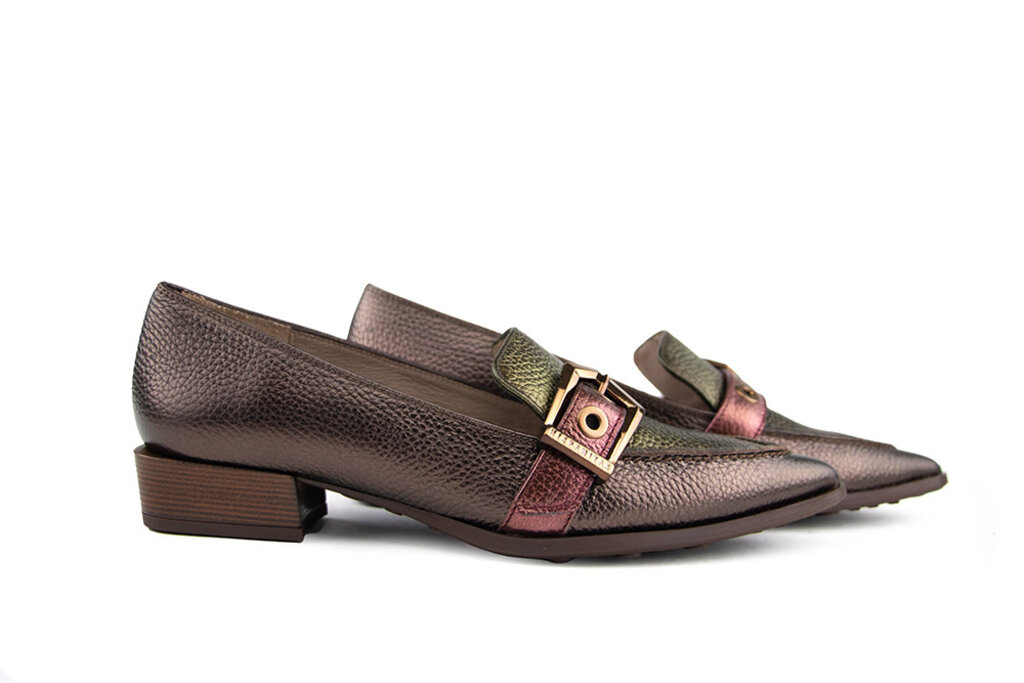 Hispanitas Hispanitas Loafer Turin Wine Army Avellana