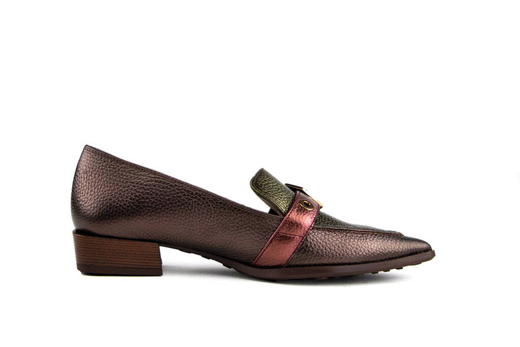 Hispanitas Hispanitas Loafer Turin Wine Army Avellana