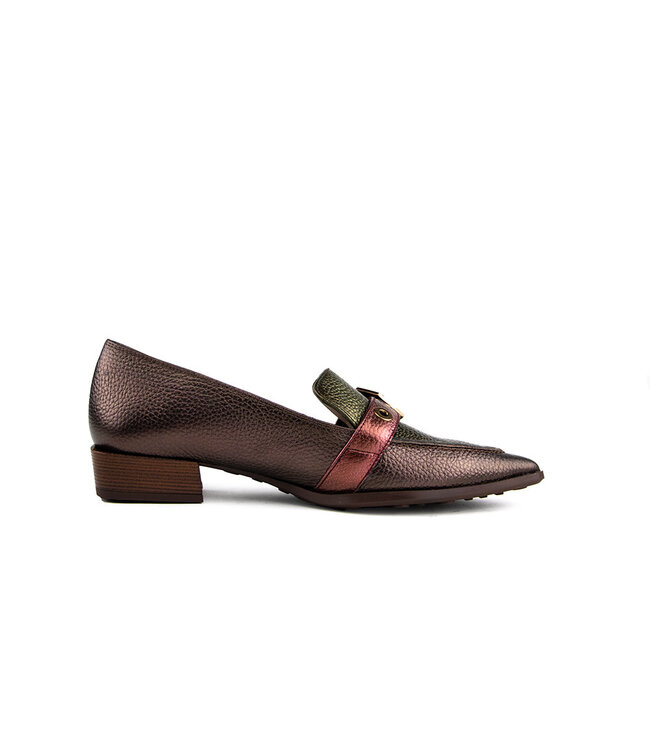Hispanitas Loafer Turin Wine Army Avellana