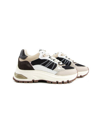 Via Vai Via Vai Sneaker Liz Dae Lama Combi Chocolate