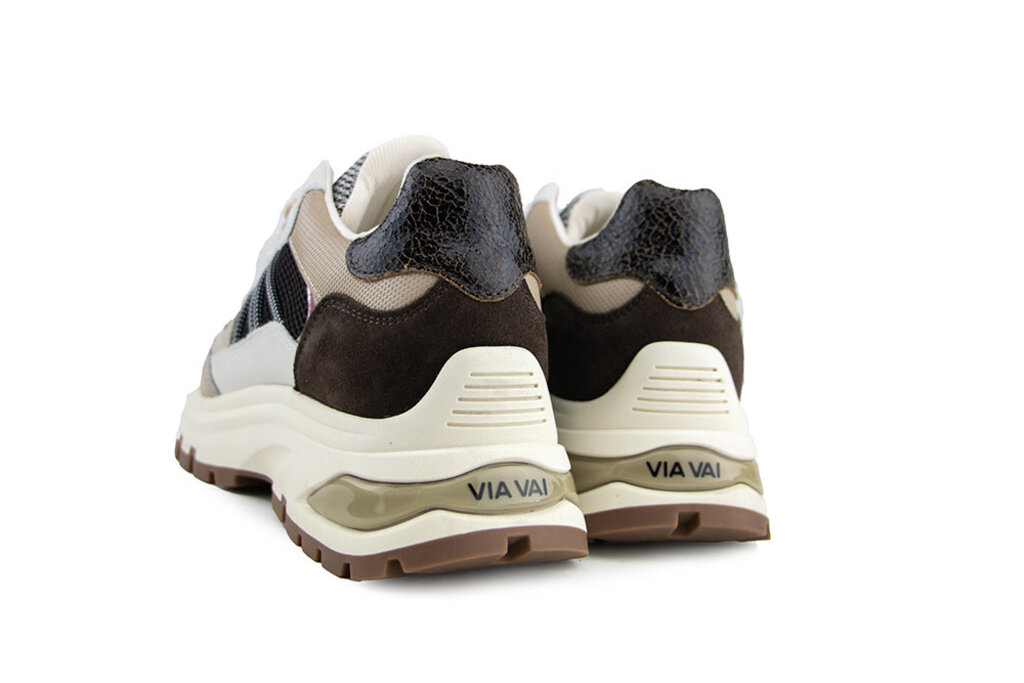 Via Vai Via Vai Sneaker Liz Dae Lama Combi Chocolate