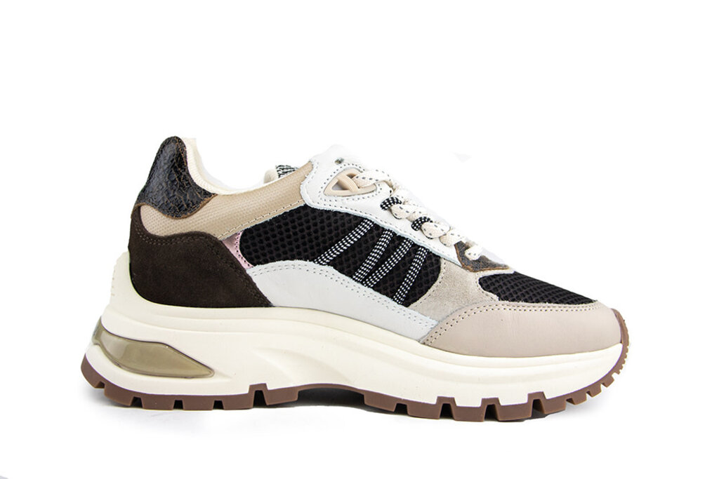 Via Vai Via Vai Sneaker Liz Dae Lama Combi Chocolate