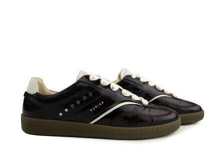 Nubikk Nubikk Ray Owen Studs Dark Brown Craquele