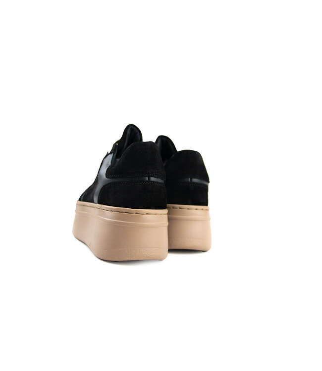 Nubikk Bayou Platform Black Combi Mocca