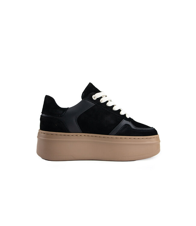 Nubikk Bayou Platform Black Combi Mocca