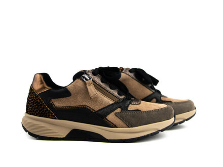 Gabor Gabor Rolling Soft Sneaker Nut Black Bronce Gabor Gabor Rolling Soft Sneaker Nut Black Bronce