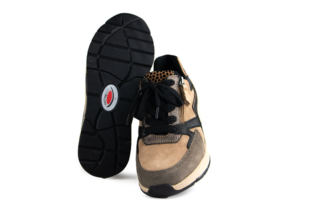 Gabor Gabor Rolling Soft Sneaker Nut Black Bronce
