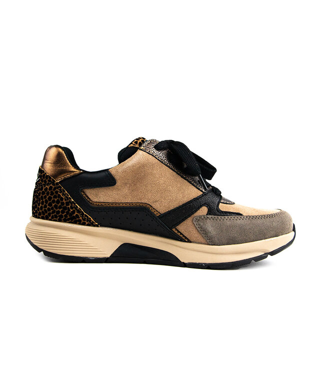 Gabor Rolling Soft Sneaker Nut Black Bronce