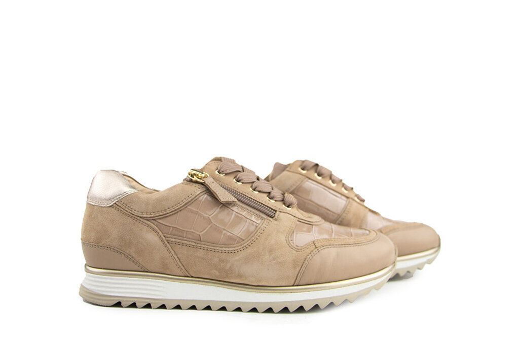 Hassia Hassia Sneaker Porto Taupe Crocco