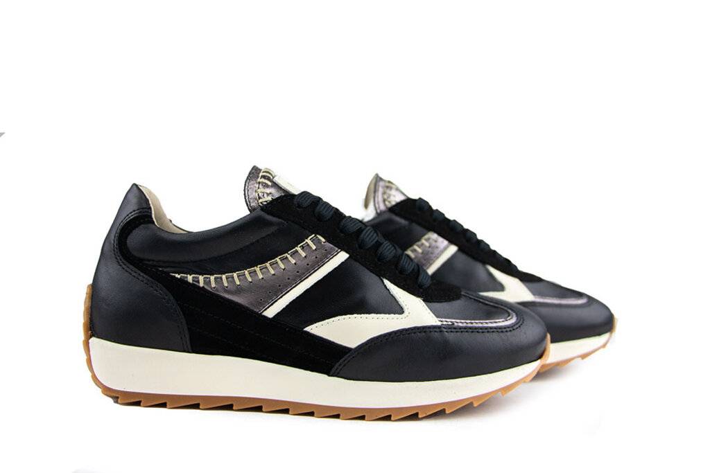 Piedi Nudi Piedi Nudi Sneaker Harlem 02.03 Black Crème