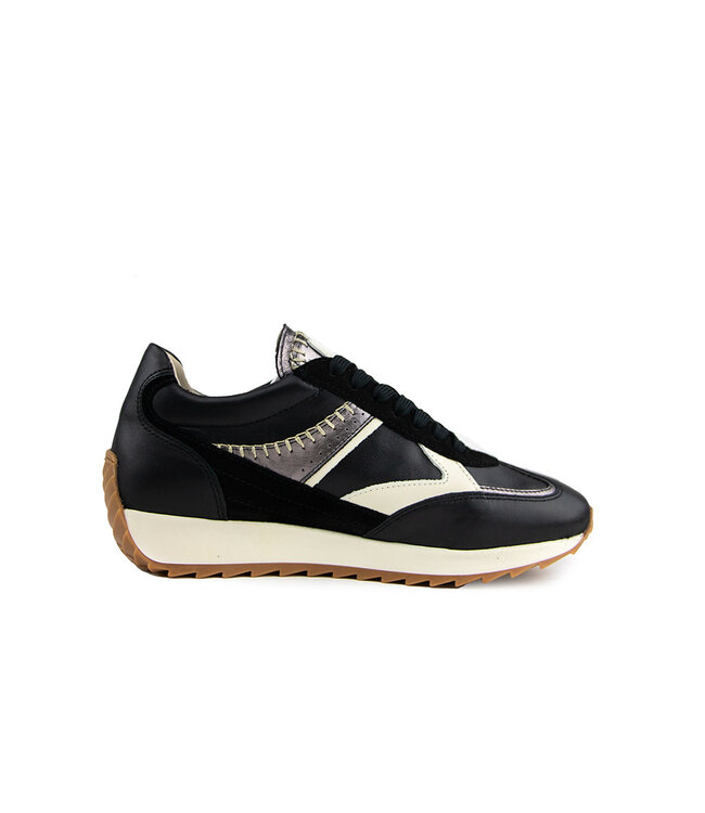 Piedi Nudi Sneaker Harlem 02.03 Black Crème