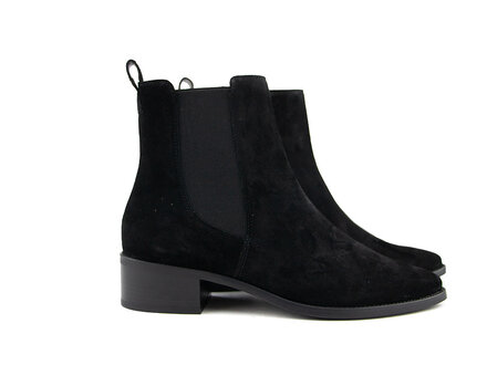 Paul Green Paul Green Enkellaars Black Suède Paul Green Paul Green Enkellaars Black Suède