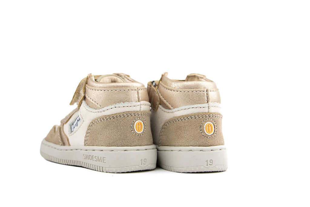 Shoesme Shoesme Babyproof Hoge Sneaker Gold Beige